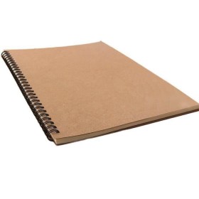 BLOC NOTE KRAFT SPIRAL 11*17CM